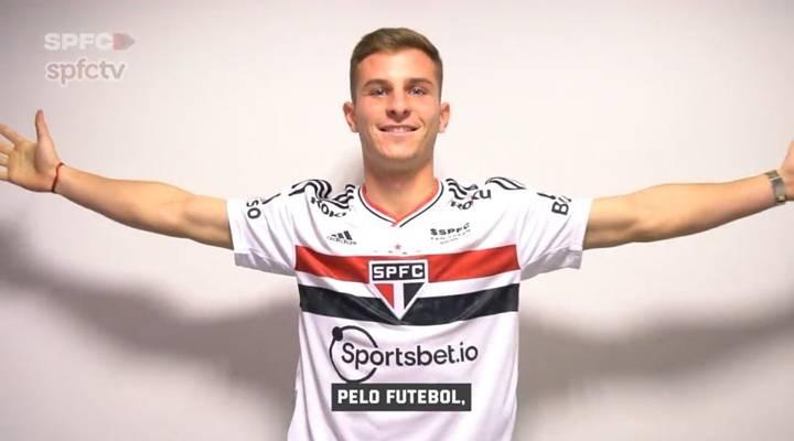 Para piorar, Galoppo se lesionou no início da partida e deixou o gramado mancando e chorando (Foto/SPFC TV)