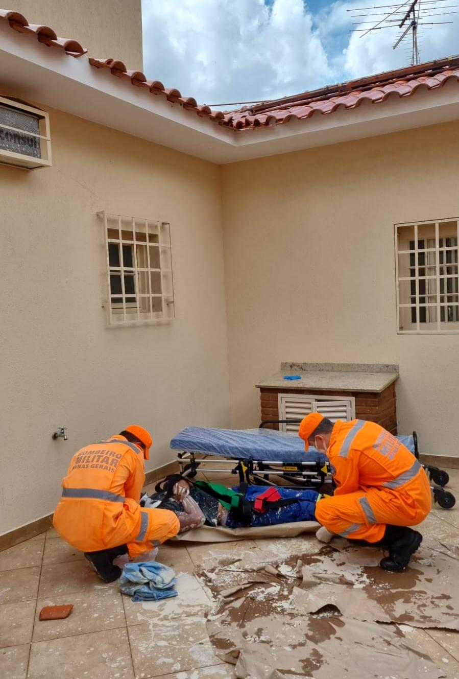 Corpo de Bombeiros realizou o atendimento (Foto/Divulgação/Corpo de Bombeiros)