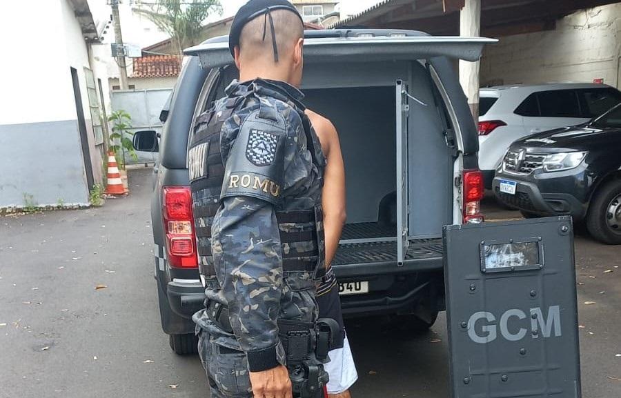 A equipe da Romu fazia o patrulhamento, quando visualizou um homem (Foto/Divulgação)