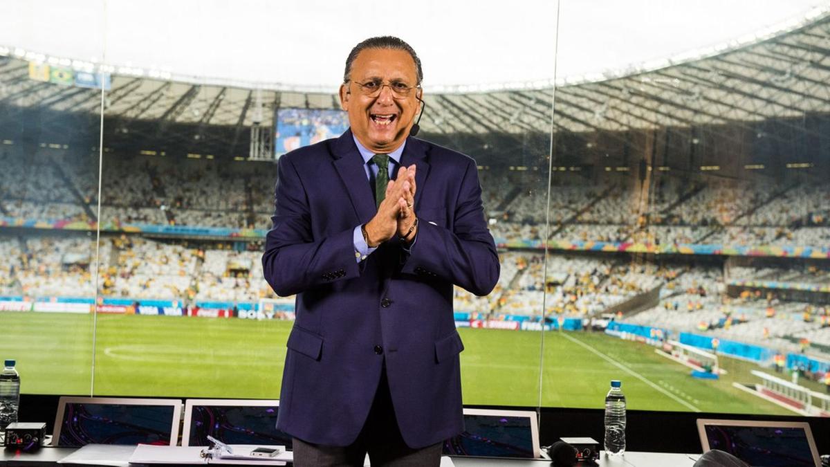 A CBF anunciou nesta quinta-feira que o canal do Galvão Bueno no YouTube vai transmitir o amistoso da seleção contra Marrocos, no dia 25 de março (Foto/João Miguel Júnior/TV Globo)