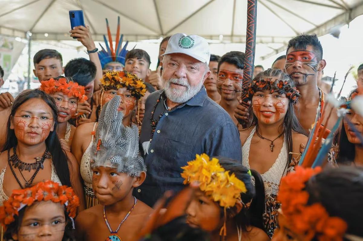 Presidente da República, Luiz Inácio Lula da Silva, durante 52ª Assembleia Geral dos Povos Indígenas de Roraima (Foto/Ricardo Stuckert/PR)