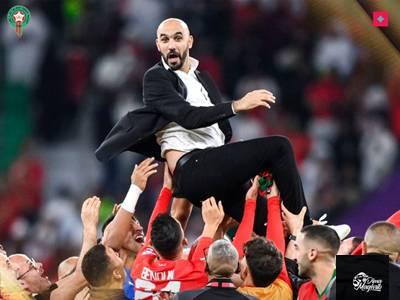 O técnico de Marrocos Walid Regragui, explica que a vitória tem que ser comemorada pela grandeza do futebol brasileiro (Foto/Reuters/Walid Regragui Twitter)