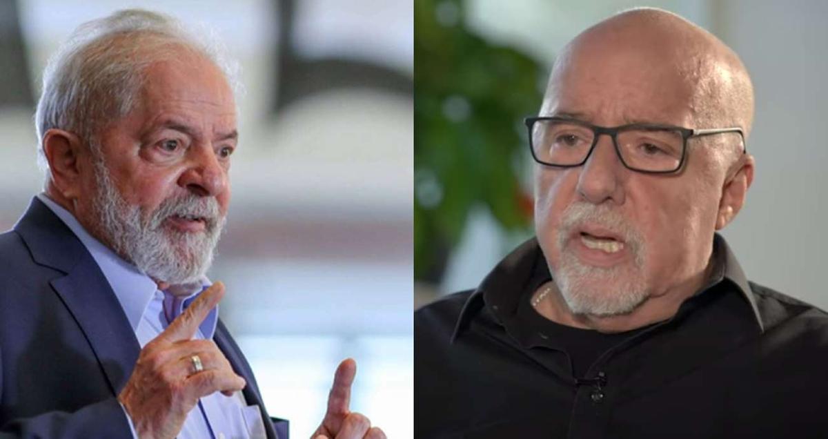 Paulo Coelho citou polêmicas do governo Lula para justificar o 'arrependimento' (Foto/Reprodução)