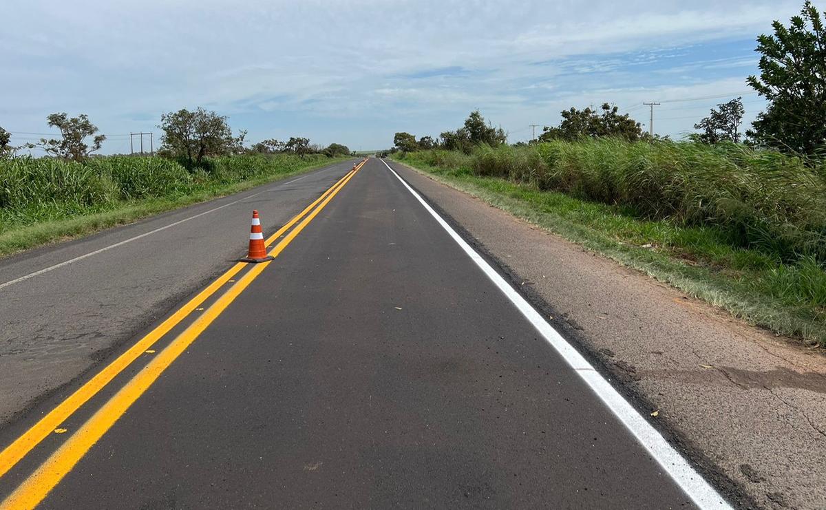 Recapeamento começou a ser realizado na rodovia que liga Uberlândia a Araxá, o que ainda não há previsão para a LMG-798, MG-190 e MG-427 (Foto/Divulgação)