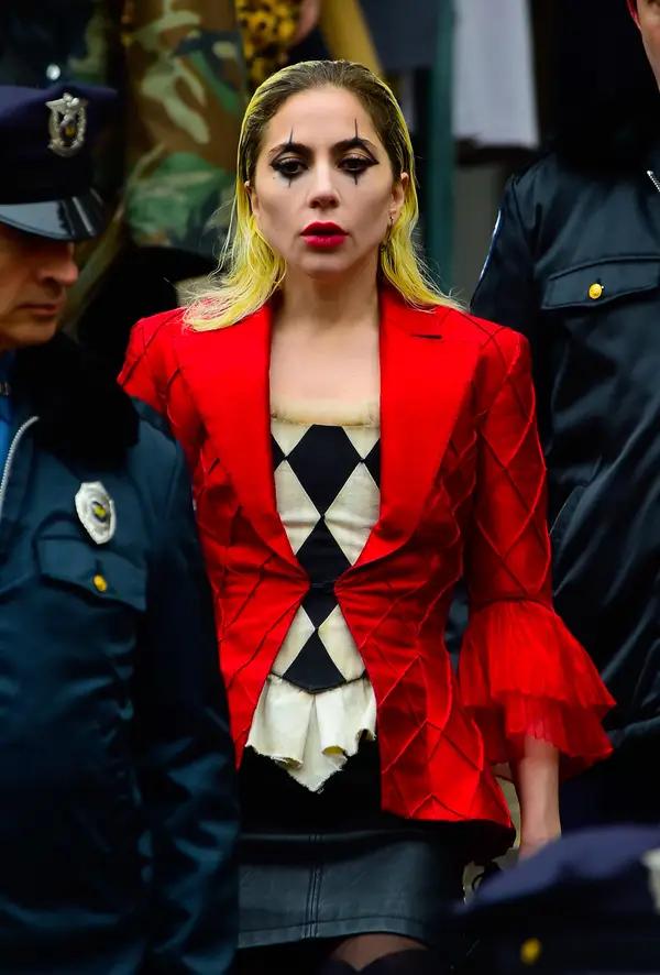 Lady Gaga como a personagem Arlequina (Foto/Reprodução)