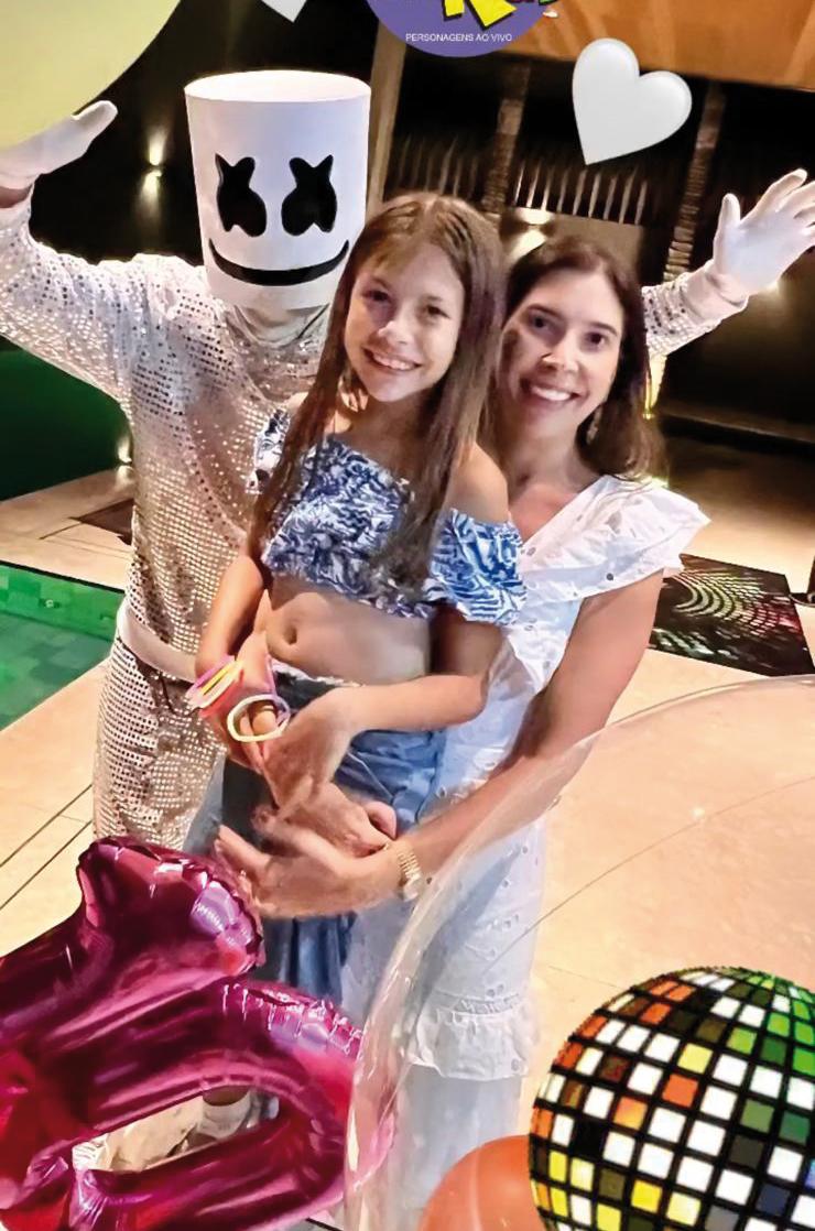 Helena Celebrou mais um aniversário com direito a animação garantida com Dj Marshmello e super party preparada pela mamãe, Paula Lenza (Foto/Arquivo Pessoal)