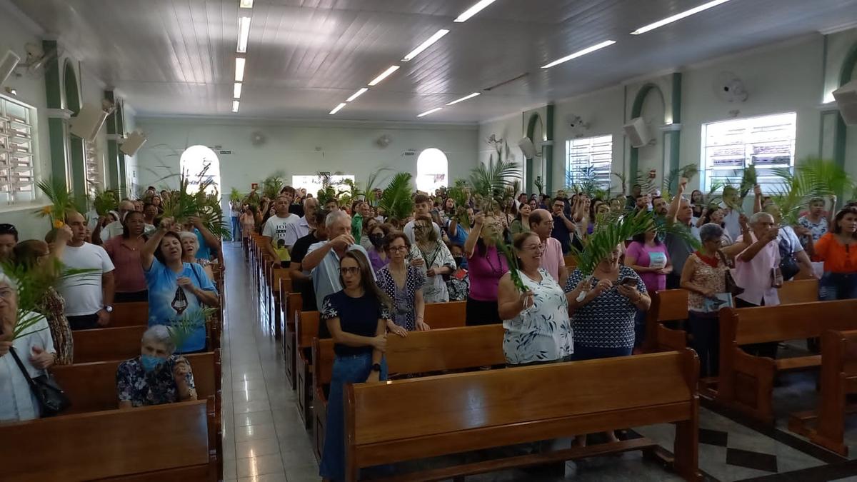 Domingo de Ramos abriu as celebrações da Semana Santa dos católicos, que é encerrada no Sábado de Aleluia  (Foto/Jairo Chagas)