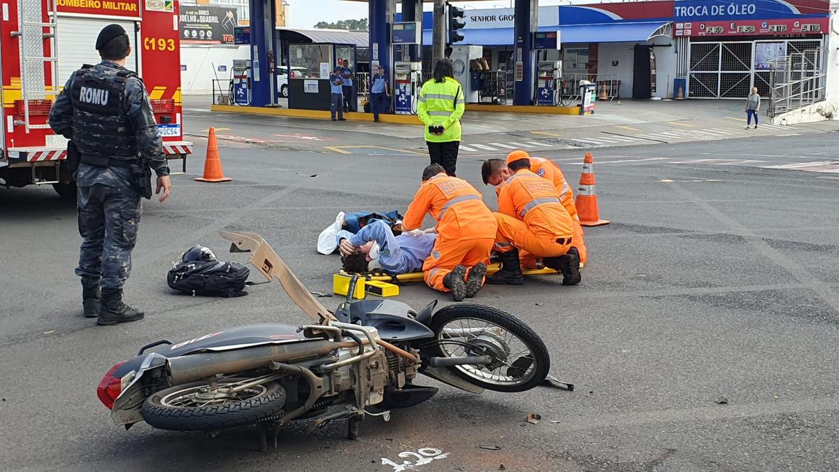 Acidente na avenida da Saudade (Foto/JC Duran)