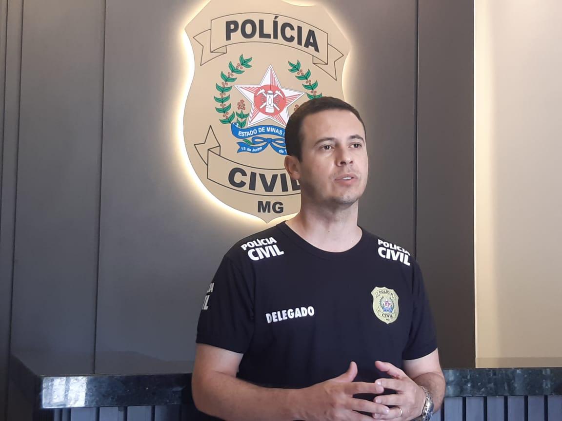 Delegado Tiago Cruz, da Polícia Civil (Foto/Jairo Chagas)