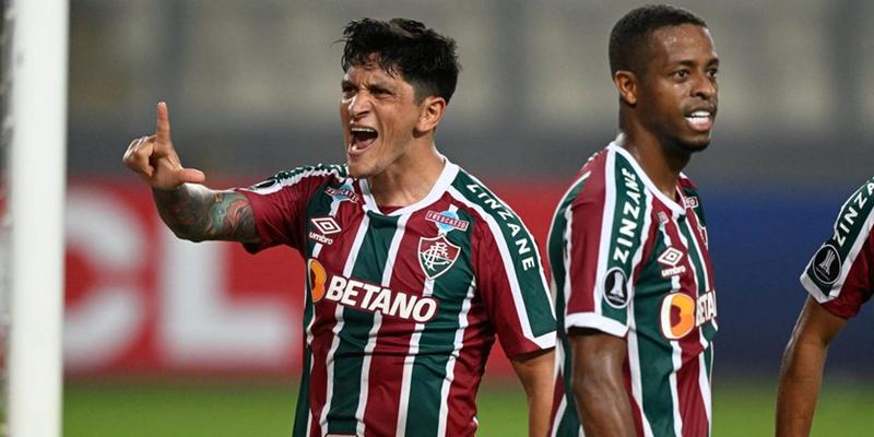 O time carioca estreou bem e pinta como um dos favoritos ao título da Libertadores. Gérman Cano brilhou mais uma vez (Foto/Agência Futebol Interior)