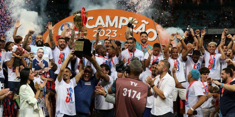 Bahia foi campeão baiano em 2023 (Foto/Divulgação)