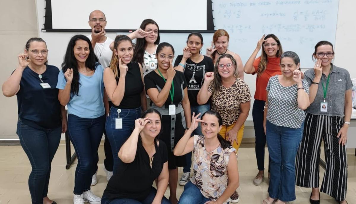 Curso de Libras no HC-UFTM (Foto/Divulgação)