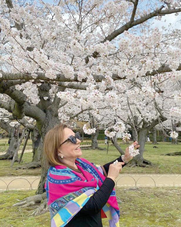 A sempre chique Meg Castro Andrade acabou de retornar de uma maravilhosa viagem para o Japão e Emirados Árabes (Foto/Arquivo Pessoal)