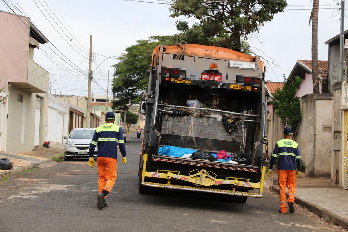 Coleta de lixo em Uberaba (Foto/Divulgação Codau)