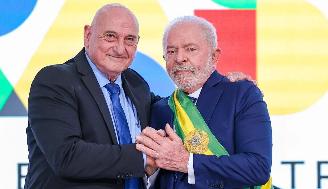 O presidente da República, Luiz Inácio Lula da Silva, durante posse de Marco Edson Gonçalves Dias como ministro-chefe do Gabinete de Segurança Institucional da Presidência da República. (Foto/Ricardo Stuckert/PR)