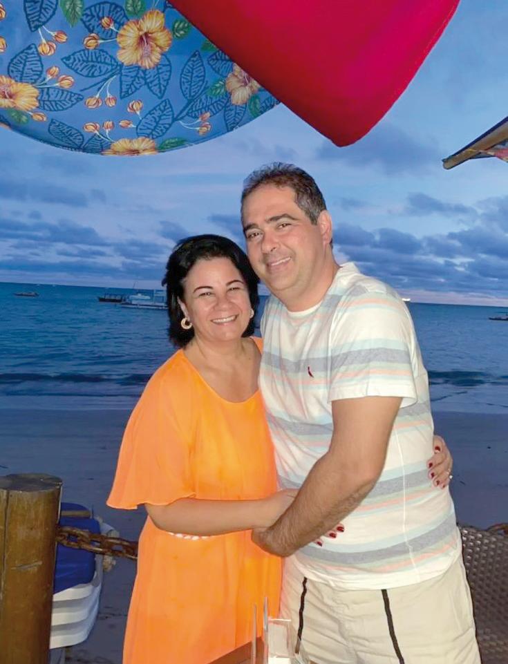 Queridos Adriana e Marcello Frossard arrasando em Maceió, no Alagoas, para aproveitar o feriadão (Foto/Arquivo Pessoal)