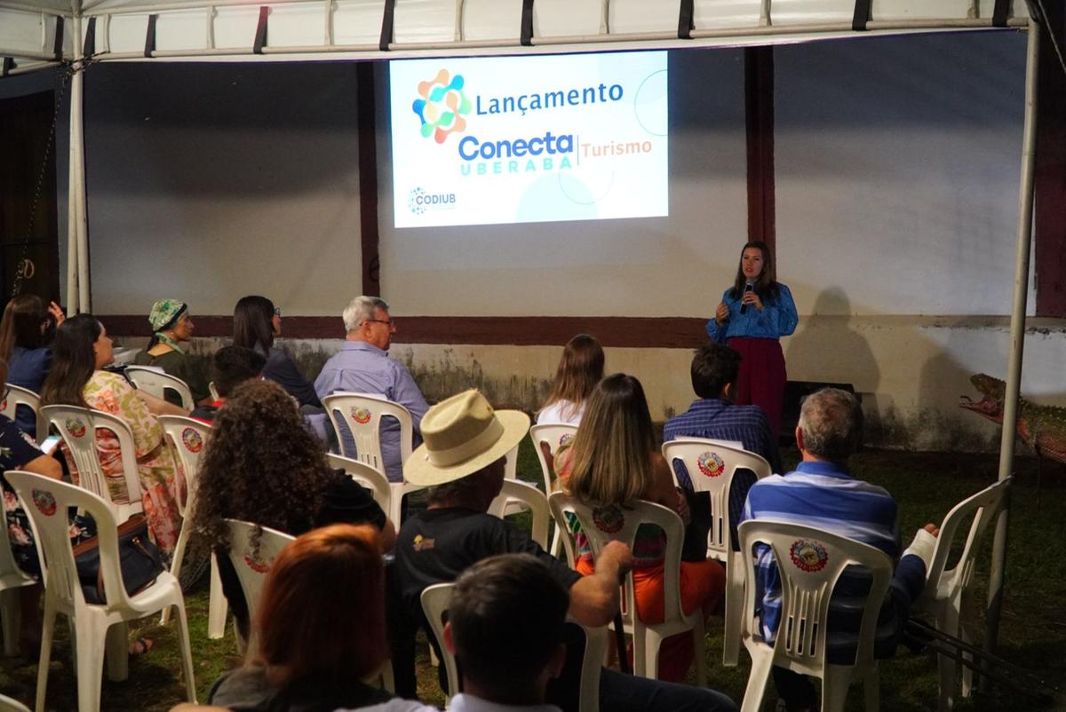 Lançamento do aplicativo aconteceu durante evento no lado externo da igreja Santa Rita – Museu de Arte Sacra  (Foto/Divulgação)