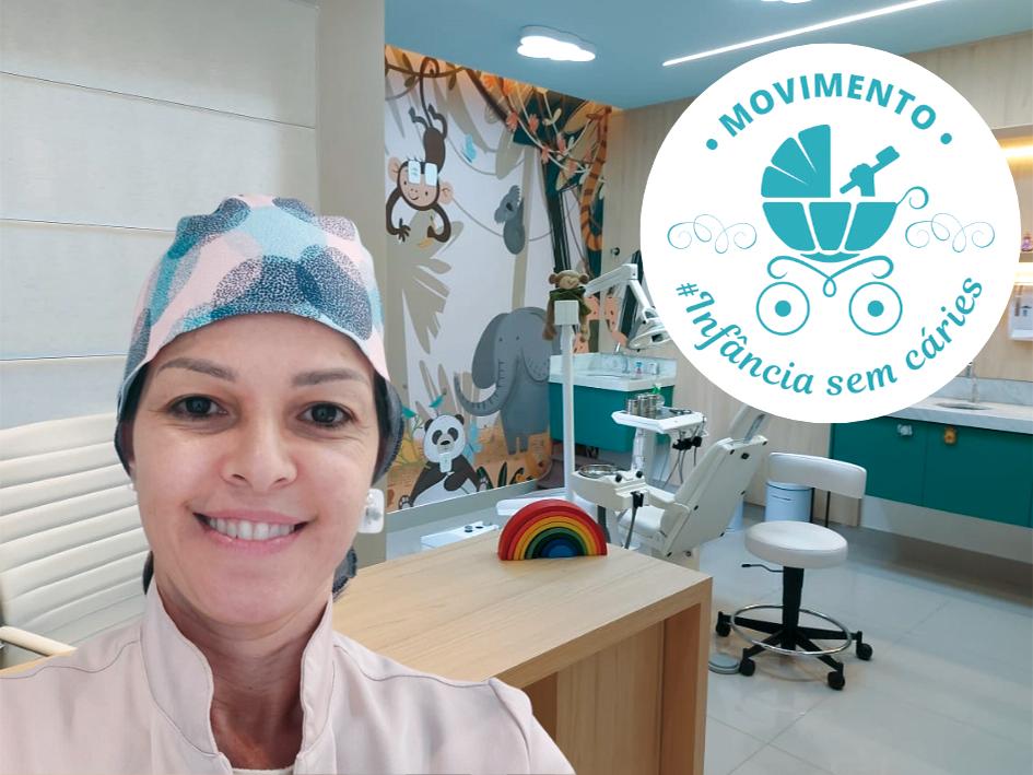 A odontopediatra Renata Rodrigues lança o Movimento Infância sem Cáries! Veja no Instagram @renatarodriguesdentistainfantil (Foto/Divulgação)