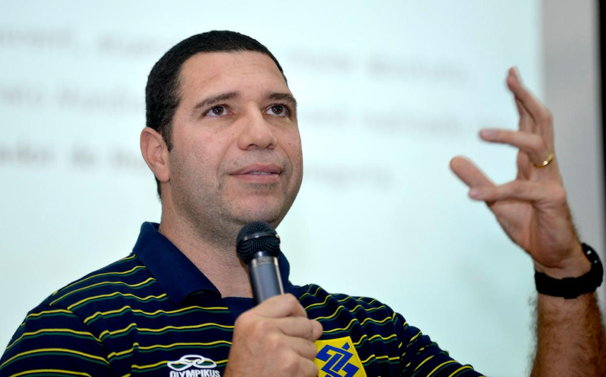 Voleibolista olímpico, Marcelo Negrão (Foto/Prefeitura de Jundiaí)