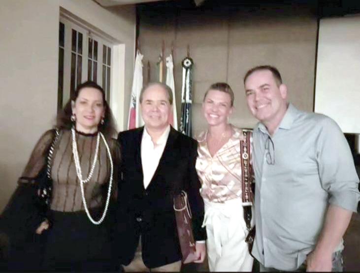 Maria Carla Cançado, Randolfinho e o casal Renata Pinti e Fred Mendes (Foto/Reprodução)