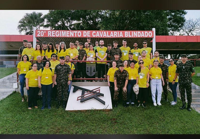 Grupo esteve na cidade de Caarapó, no Mato Grosso do Sul, onde será desenvolvido o projeto no período de 13 a 31 de julho (Foto/Divulgação)