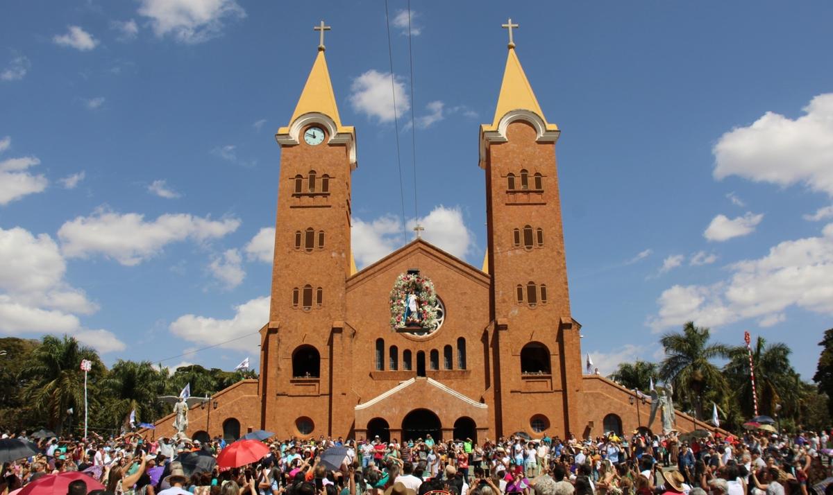 O Santuário de Romaria é ponto convergente de romeiros devotos de Nossa Senhora da Abadia, padroeira da Arquidiocese, que agora conta com três basílicas (Foto/Reprodução)