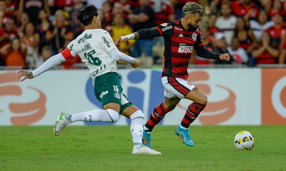 Flamengo (R$ 1.177 bilhão) e Palmeiras (R$ 867 milhões) (Foto/Marcelo Cortes)