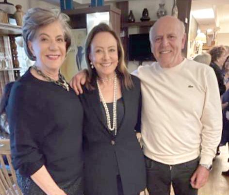 Os mais queridos aniversariantes reunidos em uma só foto, Lelia Bruno, Virginia Abdala e Jorge Alberto Nabut (Foto/Arquivo Pessoal)