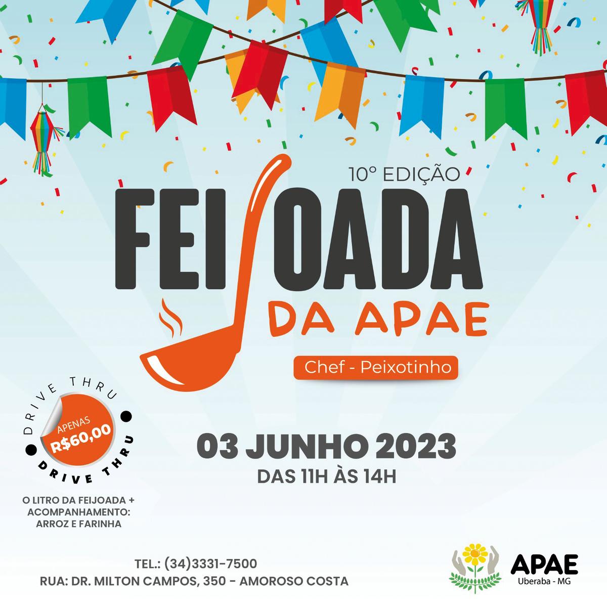 Estamos na contagem regressiva para a melhor, mais gostosa e animada feijoada de Uberaba, garanta ja a sua (Foto/Divulgação)