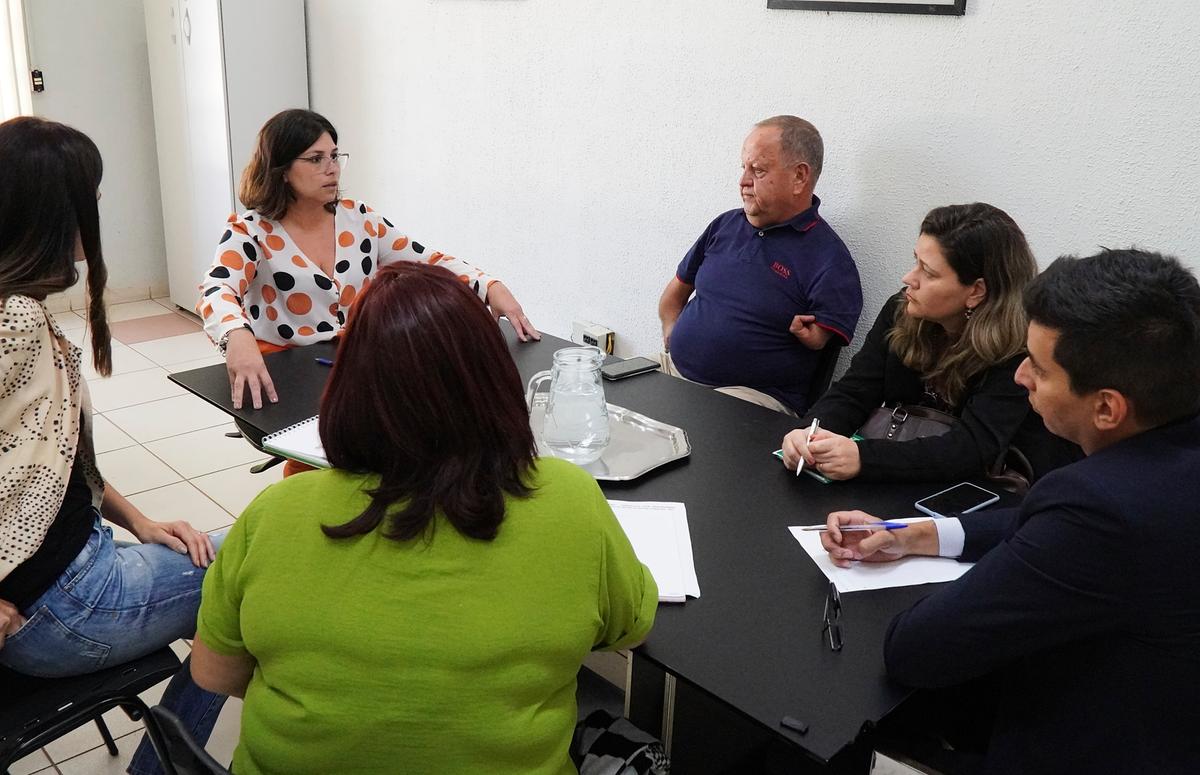 Alinhamento de ações foi discutido durante reunião da controladora-geral, Júnia Camargo, e o presidente do sindicato, Matinho Pereira (Foto/Divulgação)