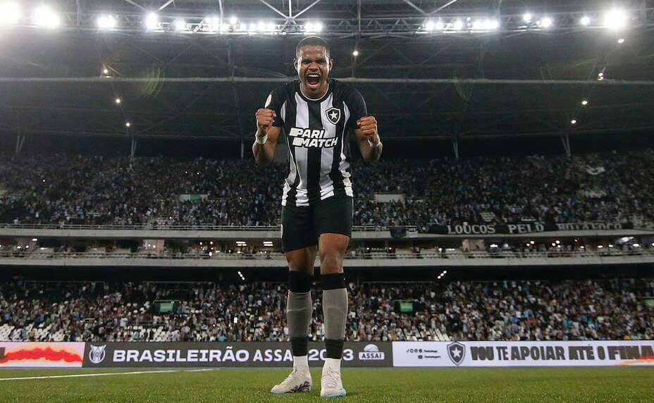 Júnior Santos marcou mais um gol pelo Botafogo (Foto/Vitor Silva / Botafogo)