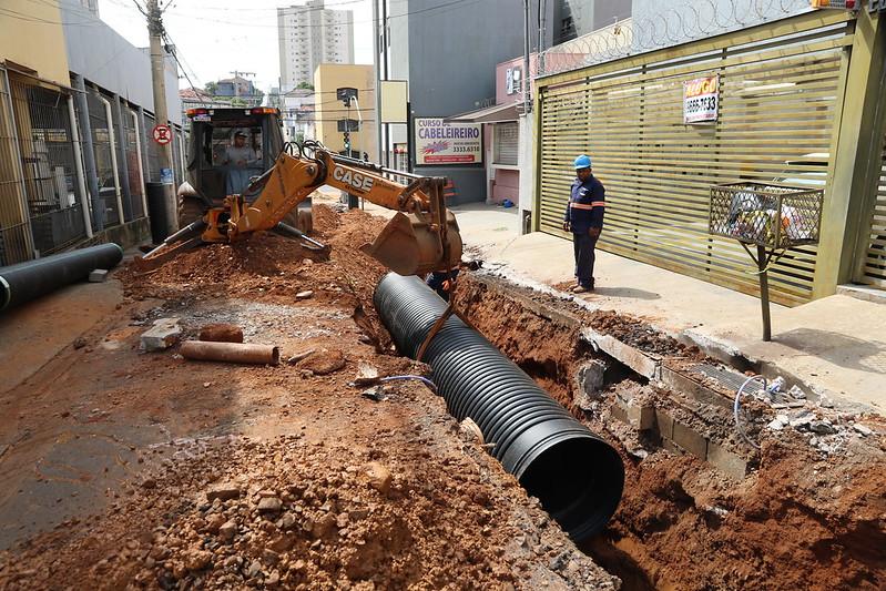 Obra da Codau no Centro (Foto/Arquivo/Flickr/Codau)