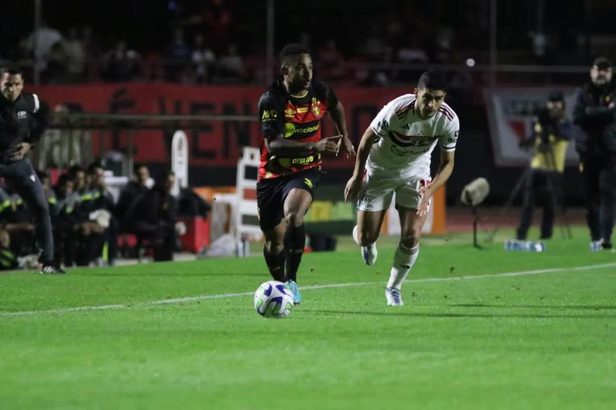 São Paulo vence o Sport em jogo disputado no Morumbi (Foto/Reprodução Twitter)