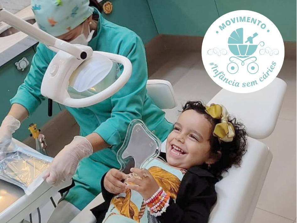 Criança que se acostuma a ir ao dentista desde bebê, vai feliz e sem medo! Acompanhe o Instagram @renatarodriguesdentistainfantil ()