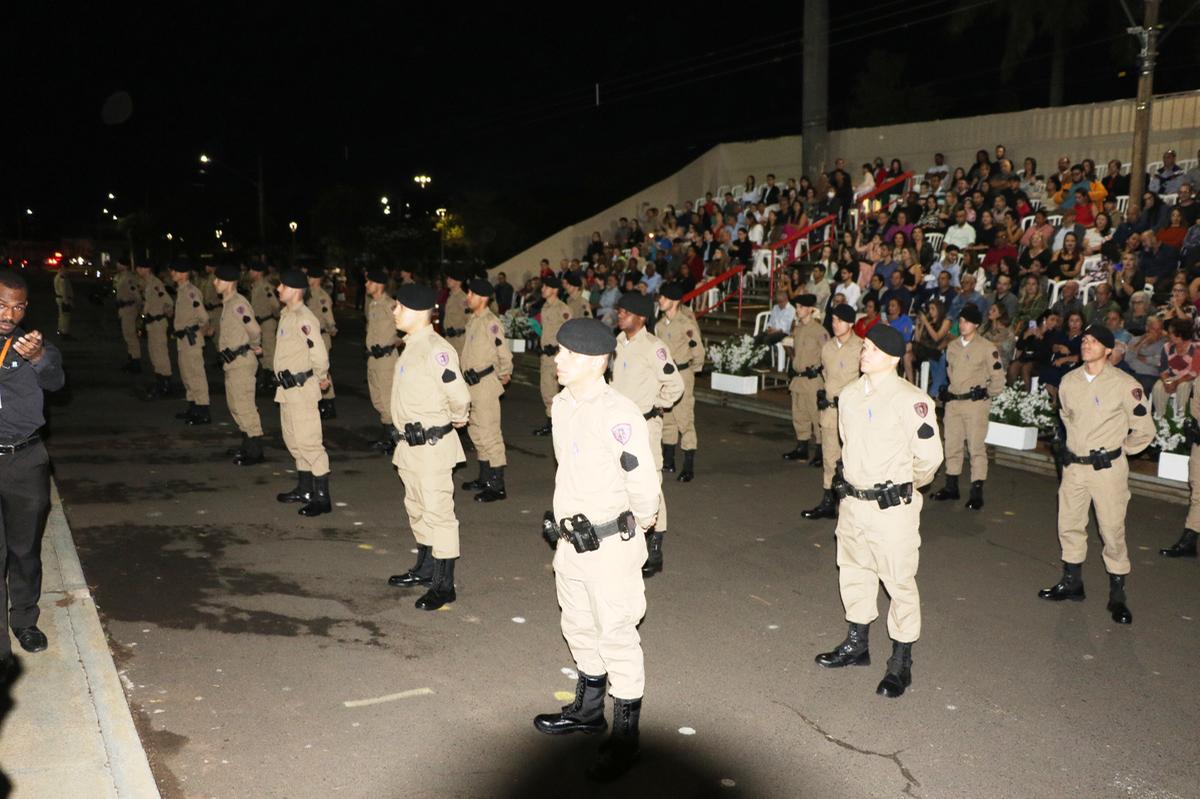 A Polícia Militar formou 36 novos soldados que serão distribuídos em toda a 5ªRPM. A solenidade de Formatura do Curso de Formação de Soldados (CFSd-II-2022) aconteceu na sexta-feira (2) (Foto/Divulgação)