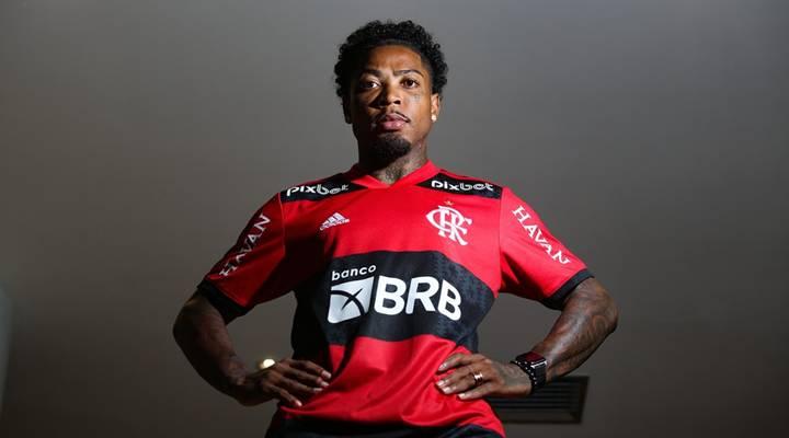 Marinho tinha conversas avançadas com o São Paulo, mas sua saída do Flamengo até então era um entrave na negociação (Foto/Gilvan de Souza-Flamengo)