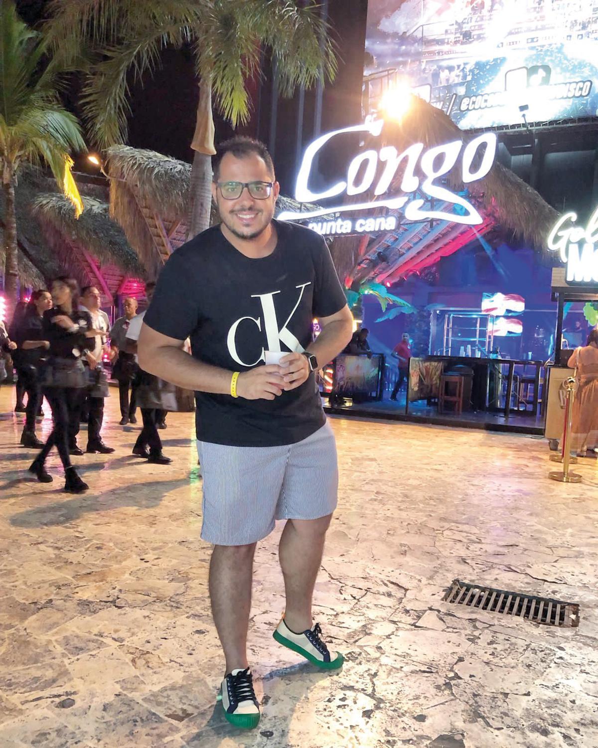 Plinio Cruvinel comemorou o niver em grande estilo, em Punta Cana (Foto/Reprodução)