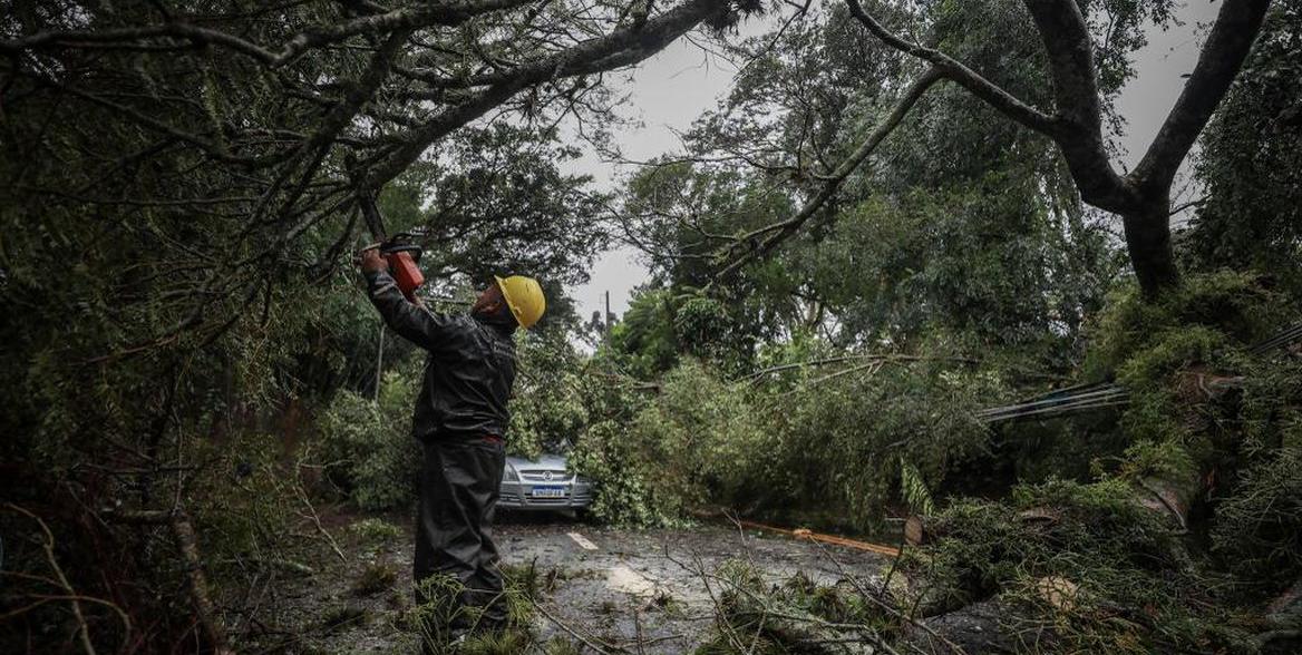 Efeitos do ciclone extratropical (Foto/Divulgação)