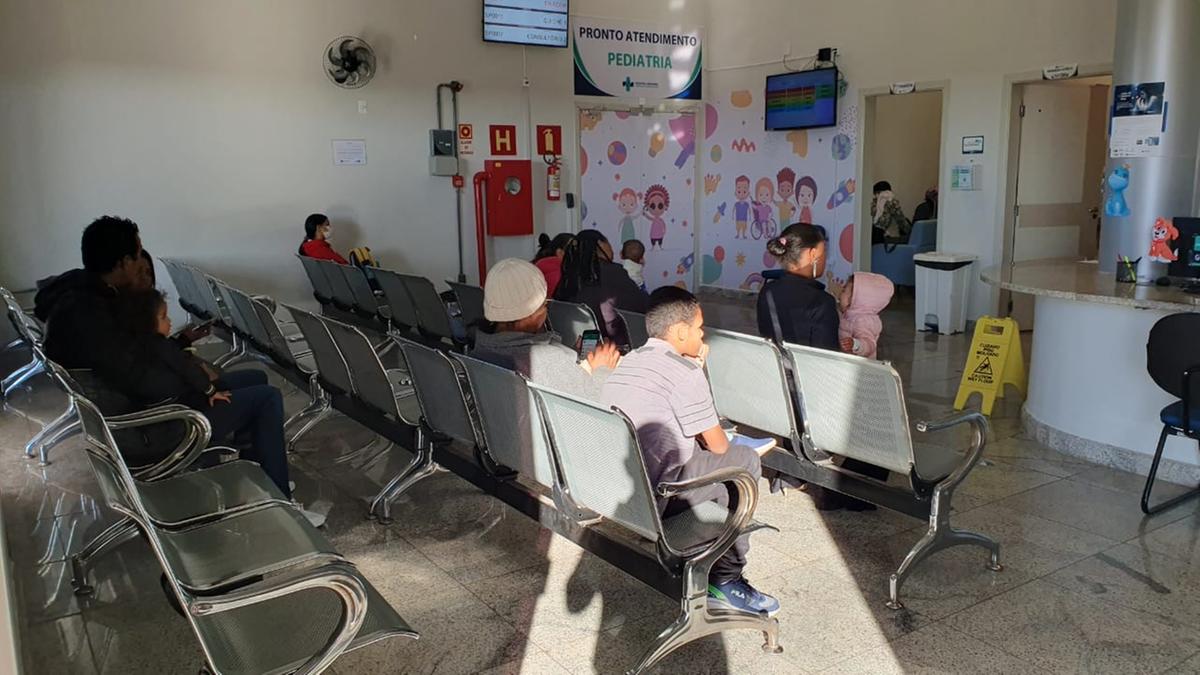 Pronto-socorro infantil, no Hospital Regional, em Uberaba (Foto/JC Duran)