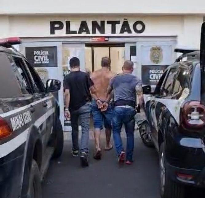 Policiais civis prenderam um homem considerado de altíssima periculosidade. Ele confessou quatro homicídios, roubo e latrocínio todos no estado de São Paulo, mas estava morando em Uberaba (Foto/Divulgação)