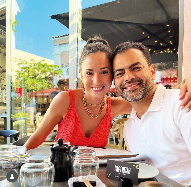 Bruna Abanour e Samuel Guadencio curtindo a valer as férias e comemorando o aniversário dele em Miami (Foto/Arquivo Pessoal)