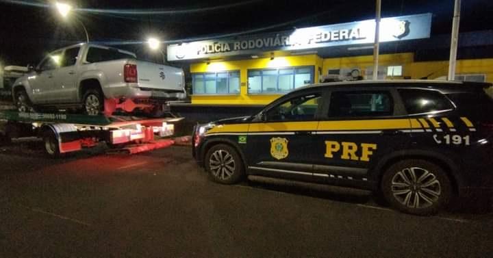 Amarok seria produto de apropriação indébita na cidade de Marilia, estado de São Paulo, e o seu condutor foi levado à delegacia (Foto/Divulgação)