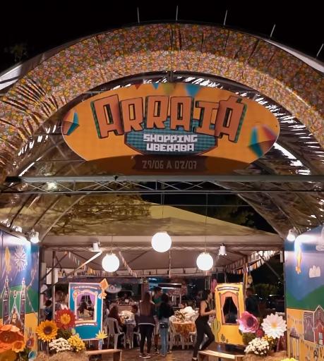 Arraiá Shopping Uberaba (Foto/Reprodução)