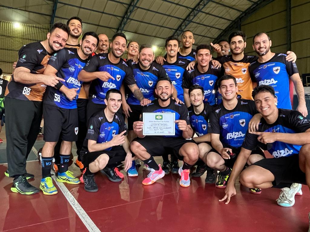 Equipe adulto masculino de handebol Uberaba (Foto/Divulgação)