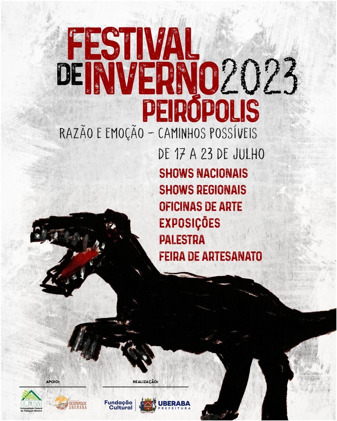 O Festival de Inverno, em Peirópolis, terá 14 Bis e Texas Radio em 2023 (Foto/Divulgação PMU)