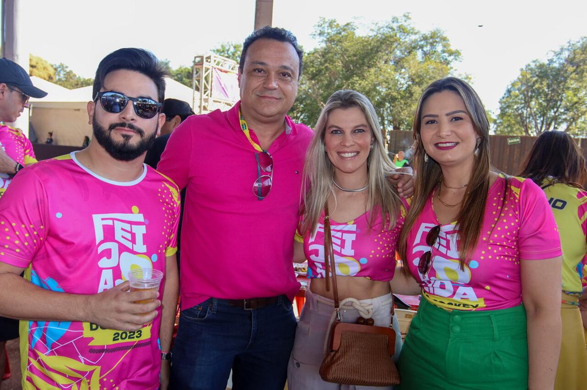 Diego, Fernando Cintra, Mariana e Roberta (Foto/Paulo Lúcio)