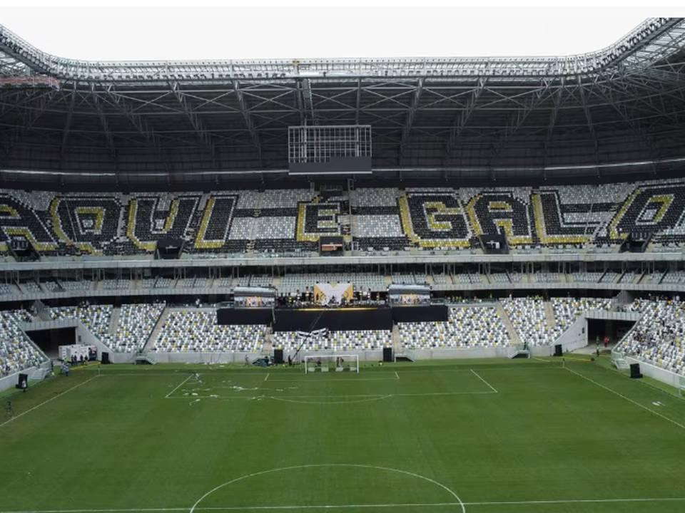 A Arena MRV já recebeu o primeiro evento de inauguração, em abril (Foto/Pedro Souza - Atlético)