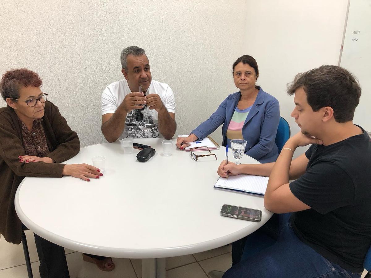 Diretoria do Sindicato dos Educadores do Município se reuniu com o secretário de Educação, Celso Neto  (Foto/Divulgação)