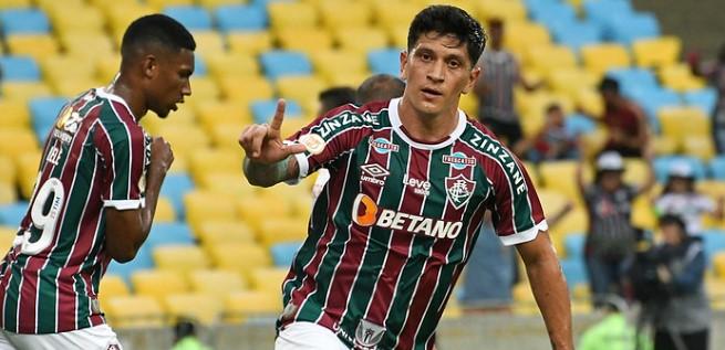 Com a vitória, o Flu entrou no G-4. Cano fez um dos gols do Tricolor (Foto/Maílson Santana)