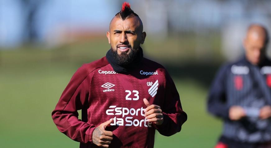 Vidal pode estrear no Athletico-PR hoje diante do Cuiabá (Foto/Cahuê Miranda/Athletico.com.br)